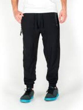 Iron Co Classic Black Men’s Joggers – Size Large